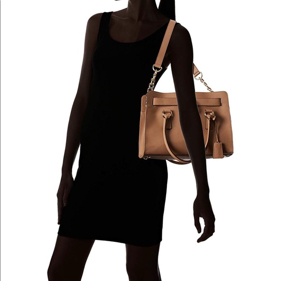 Michael Kors East West Hamilton Satchel in Luggage - Picture 6 of 6